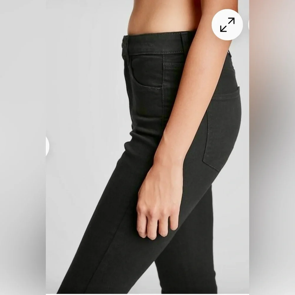 Gap, black universal  high-rise jeggings - Picture 2 of 9